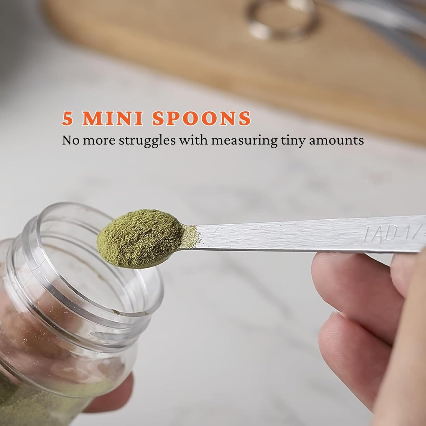 Stainless Steel Measuring Cups and Spoons Set of 16, 5 Measuring Cups with Colored Silicone Handles, 6 Nesting Spoons, 5 Mini Spoons, Kitchen Gadgets for Cooking & Baking, Dry and Liquid Ingredients