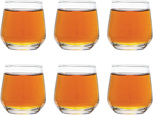 Vikko 3.25 Ounce Shot Glasses, Set of 6 Small Liquor and Spirit Glasses, Durable Tequila Bar Glasses For Alcohol and Espresso Shots, 6 Piece Shooter Glass Set (LAL)