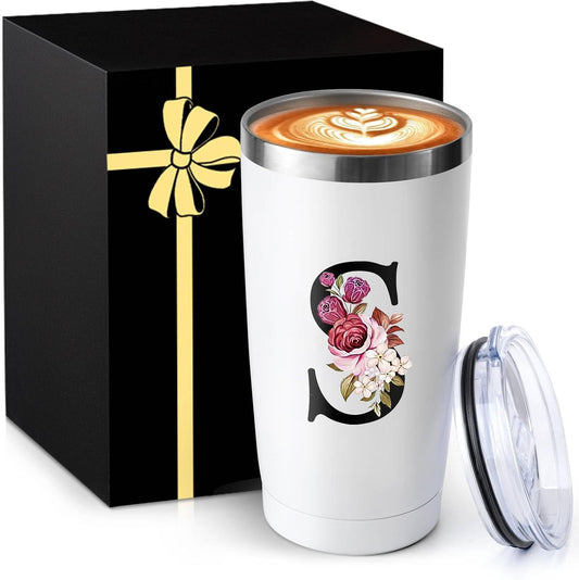 20 Oz Insulated Coffee Cup with Lid Car Tumbler Travel Mug Women Christmas Xmas Birthday Ideas New Step Bonus Mom Daughter Son Law Unique Who Have Good Special Busy Useful Adult Gift Custom Present