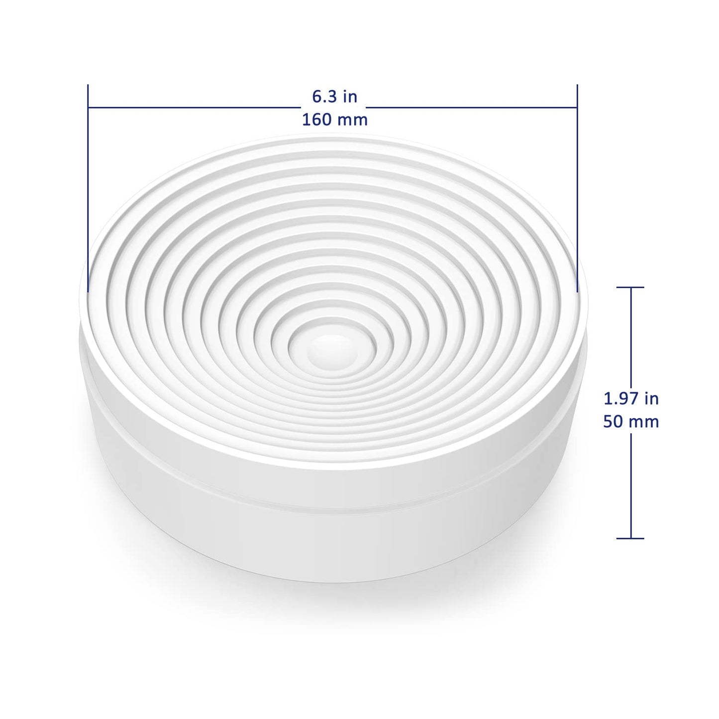 Labasics Plastic Flask Stand, Stackable Polypropylene Round Bottom Flask Stand Flask Holder for Round Bottom Flasks up to 10 L, 160 mm