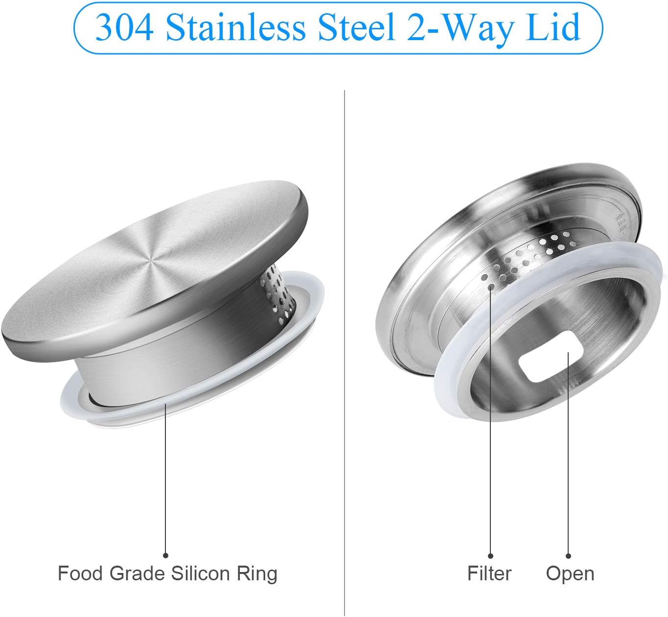 Glass Water Pitcher with Lid and Spout, 68 Ounces Heat Resistant Borosilicate Glass Carafe with Brush and Mixing Spoon, Temperature Safe