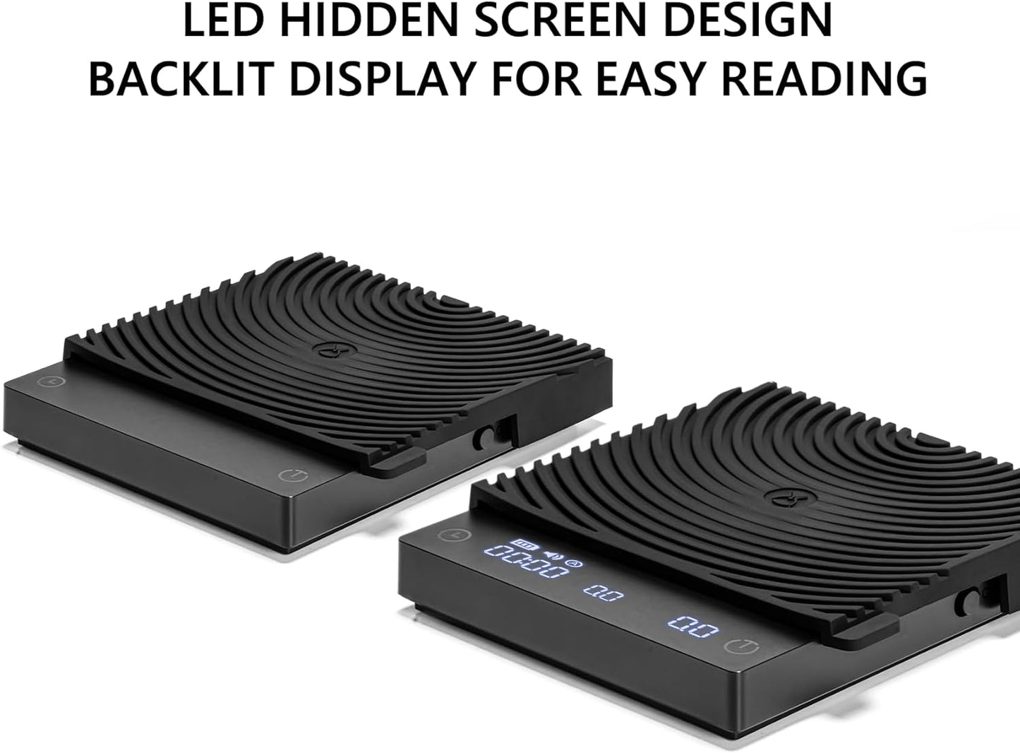 TIMEMORE Basic Mini Coffee Scale, Multifunction Electronic Espresso Scale, Weigh Digital Drip Cone Scale with Timer, Ultra Thin and LightMini Digital Food Kitchen Scale for Baking, Cooking