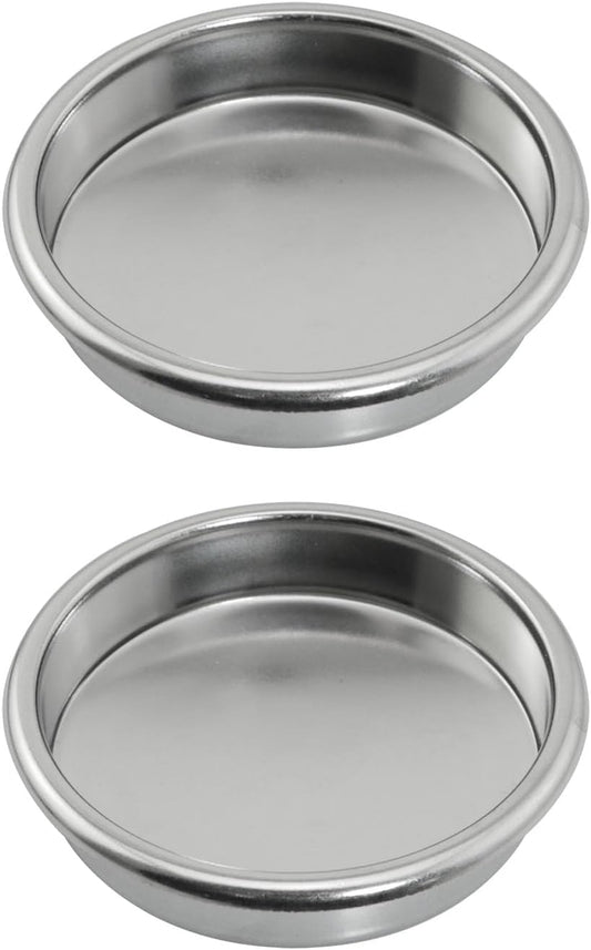 Maxmoral Backwash Tray 58x15mm Stainless Steel Backwash Blind Basket Coffee Machine Powder Bowl Stainless Steel Back Flush Filter Basket For Espresso Machine Cleaning Tray