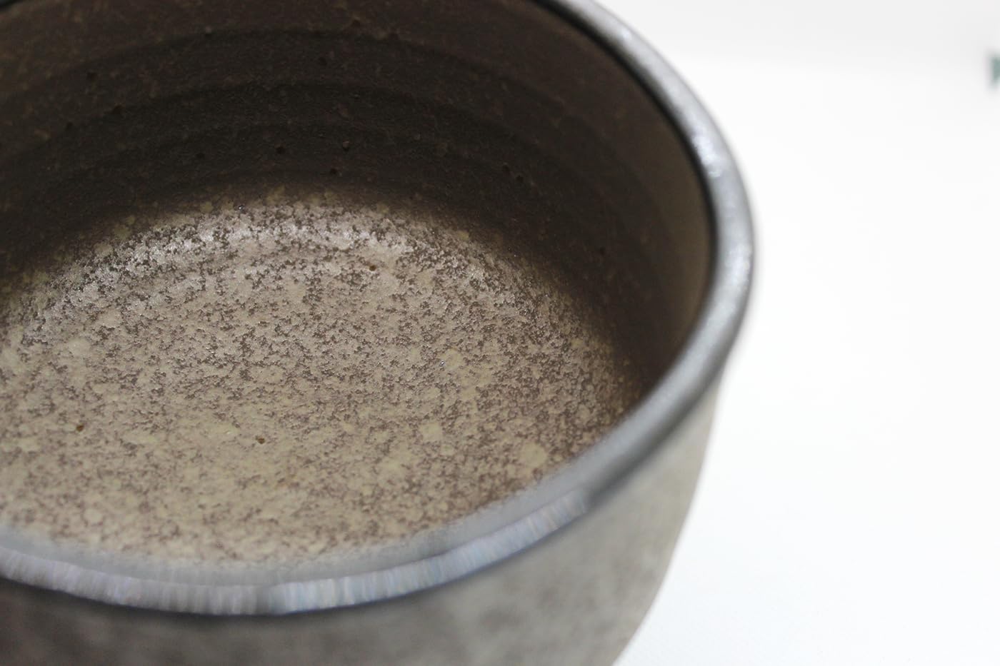 Japanese Traditional Handcrafted Mino Matcha Chawan Tea Bowl Cup Ceremony Tableware Pottery (Kin Kesshou)