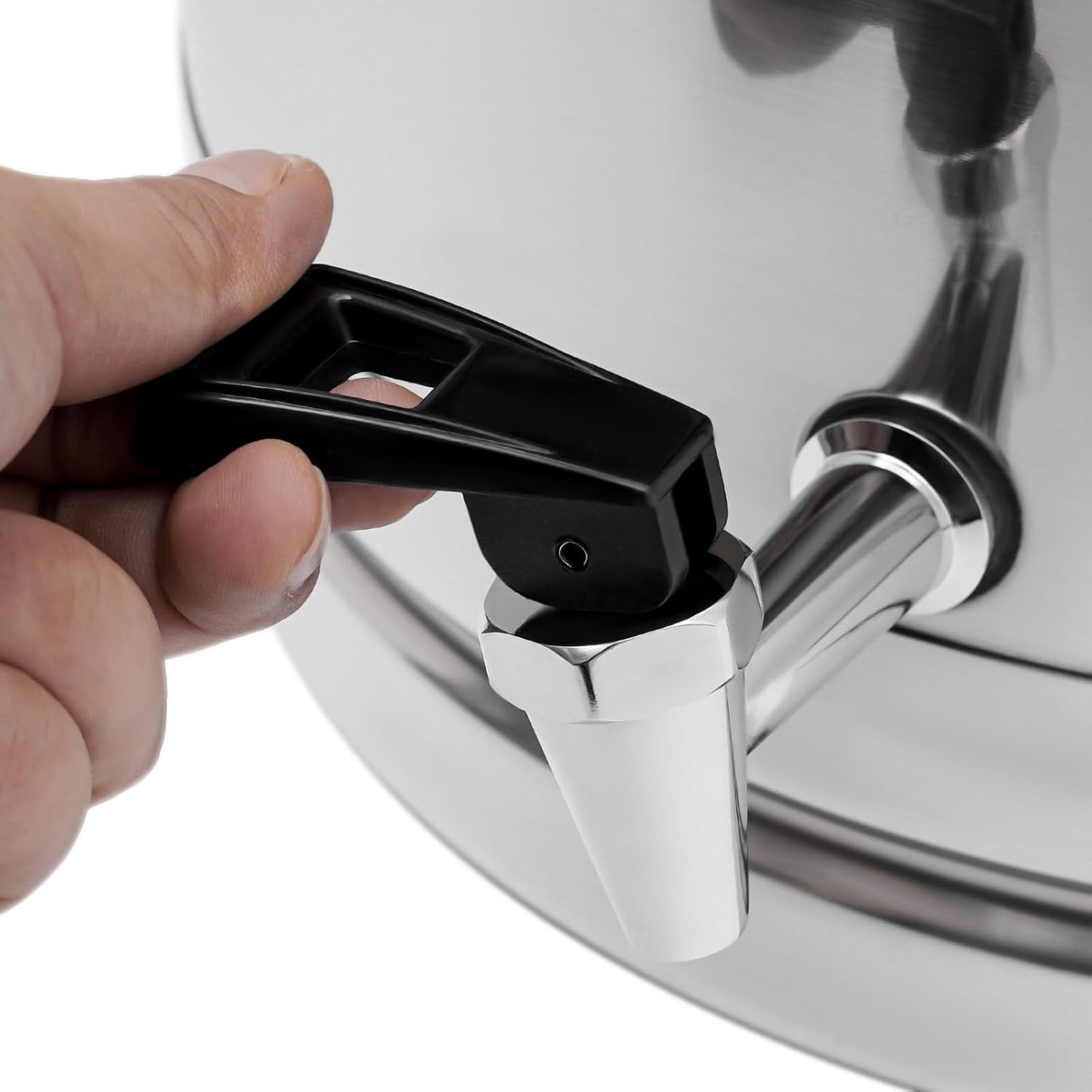 Milk Bucket With Faucet,Stainless Steel Milk Can Large Liquid Container Storage,With Sealing Lid and Carry Handle,for Wine, Oil Storage Transport (30L/8 Gal,w/Faucet)