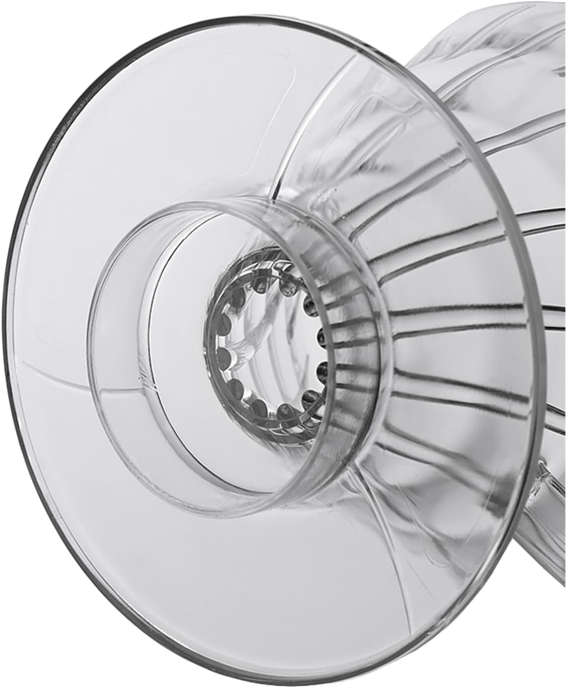 Pour Over Coffee Maker, Single Cup Coffee Dripper, Manual Porcelain Slow Brewing Accessories for Travel, Camping, Office, Home, Cafe, Coffee Gifts (Clear, Large)