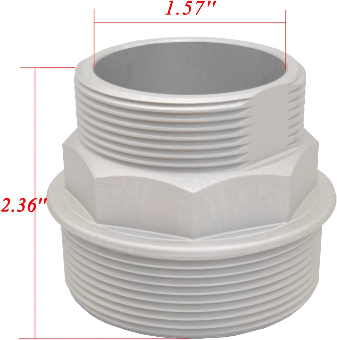 110909-1 Electric Fuel Pump Bung Adapter Kit Replacement for 2" NPT Tank Bung Adapter