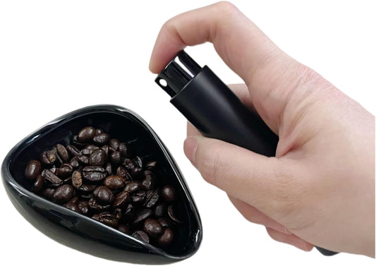 Coffee Bean Dosing Cup and Spray Bottle Set, Coffee Bar Accessories, Single Dose Measuring Tray Kit for Espresso