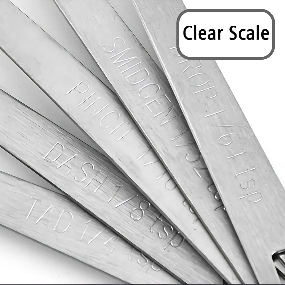 2PCS 1/4 Teaspoon(1/4tsp, 1.25 ml, Tad) Single Tiny Measuring Spoon, Small Individual Stainless Steel Measure Spoons Only