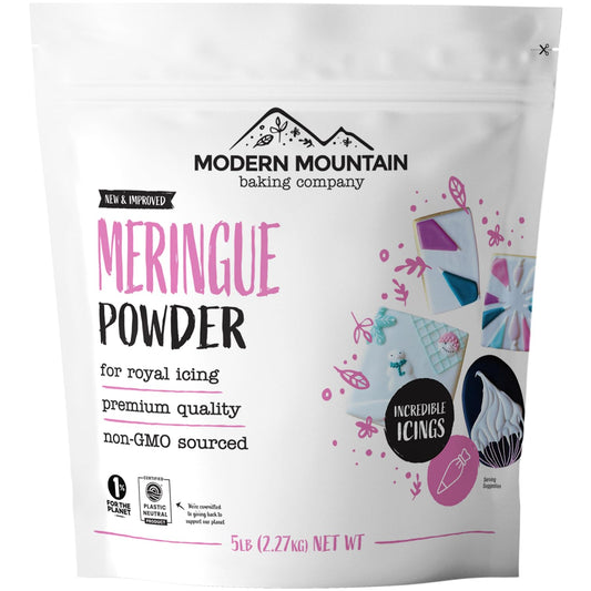 Meringue Powder (5lb) For Royal Icing, Premium Quality, High Egg White Formula, Create Incredible Royal Icing or Frosting for Sugar Cookies, Naturally Flavored, Verified Gluten Free, Non-GMO Sourced