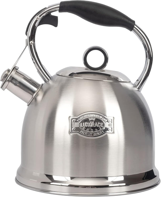 Tea Kettle for Stovetop, Food Grade Stainless Steel Water Kettle, Tea Pot for Home & Kitchen, 3.0 Qt