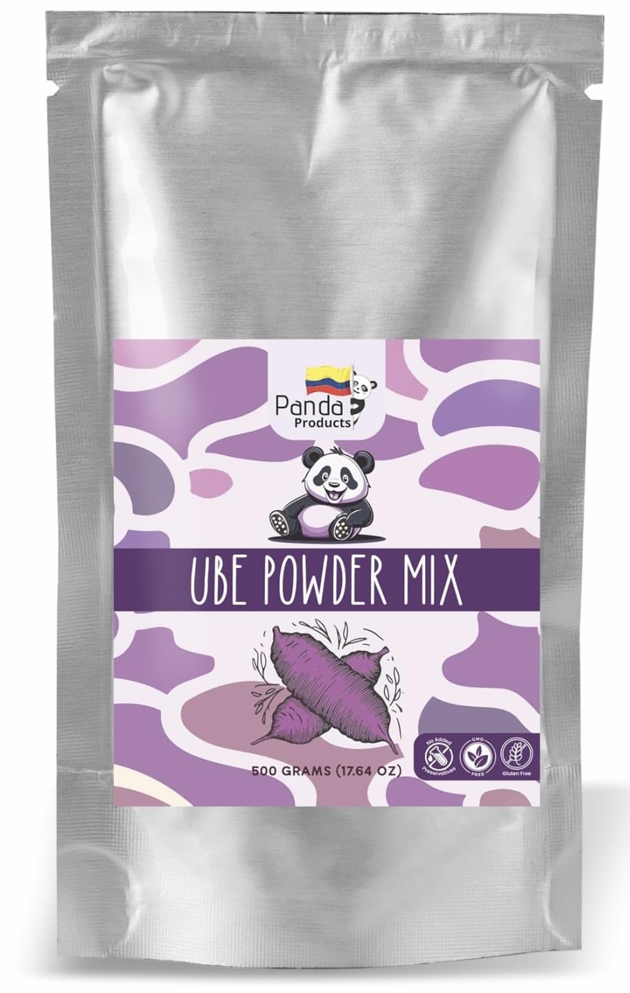 Ube Powder | Ideal for Bubble Teas, Smoothies, Slushes and Desserts | 17.64 oz | by Panda Products