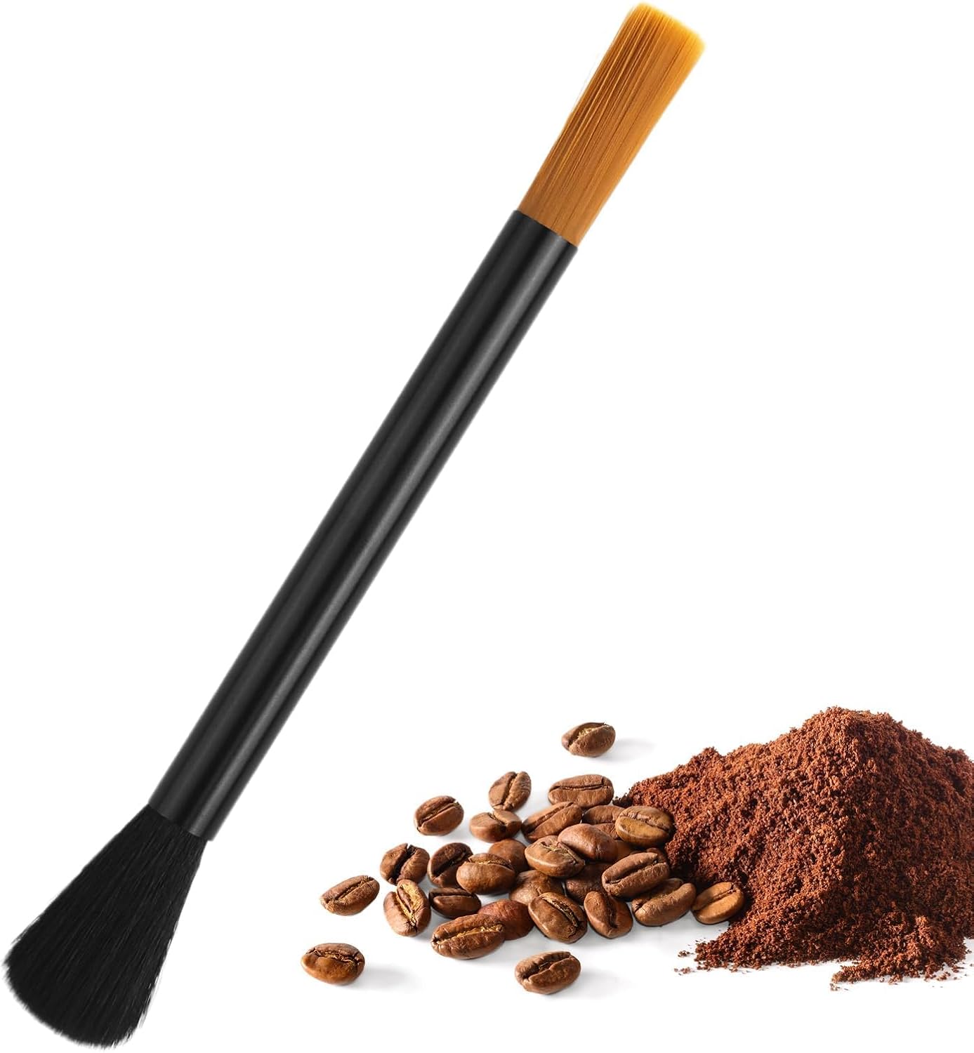 1PCS Light Professional Coffee Grinder Brush, Coffee Grinder Cleaning Brush, Washable Coffee Grinder Brush/Plastic Barista Brush for Baristas, Coffee Lovers, Cleaning Coffee Grounds
