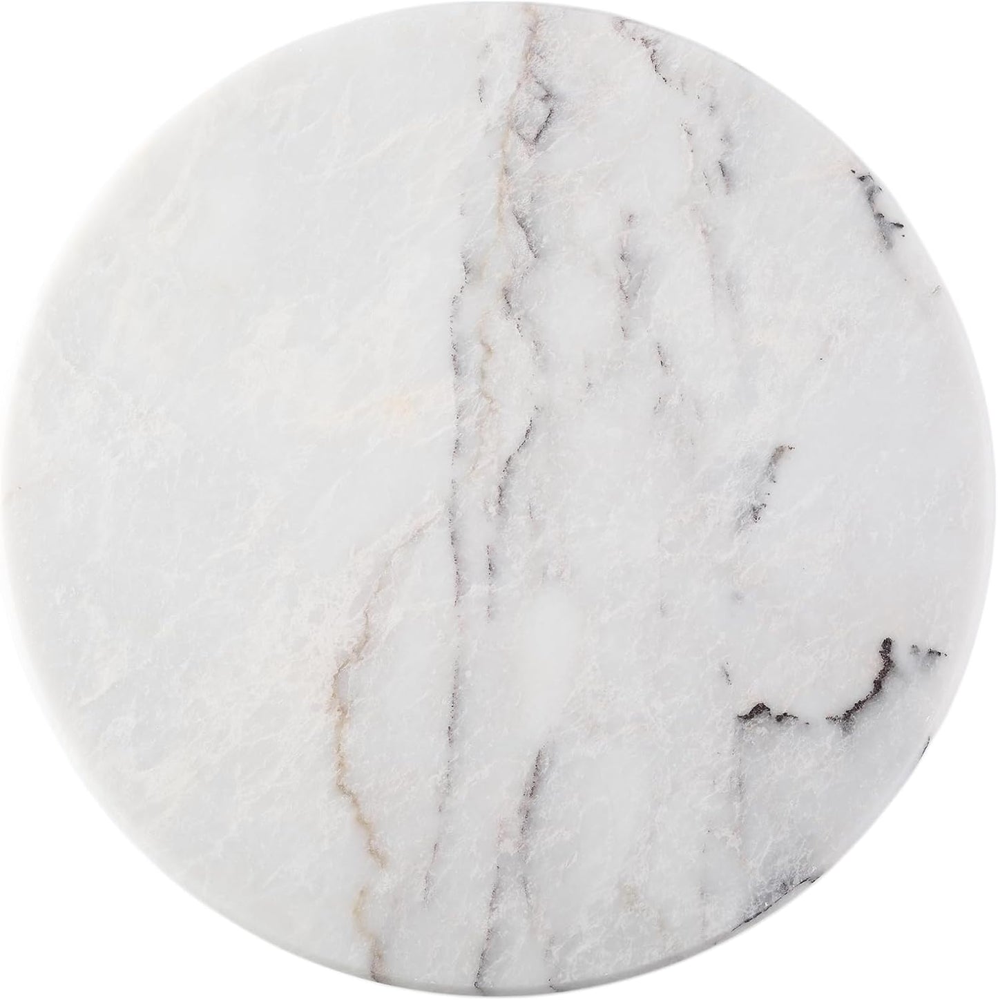 Koville Milas Lilac Marble Cutting Board for Kitchen, 16" Large Marble Cheese Serving Board for Baking, Charcuterie, Pastry, Trivet, Non-Stick Heat Resistant Stone Cutting Boards for Kitchen Counter