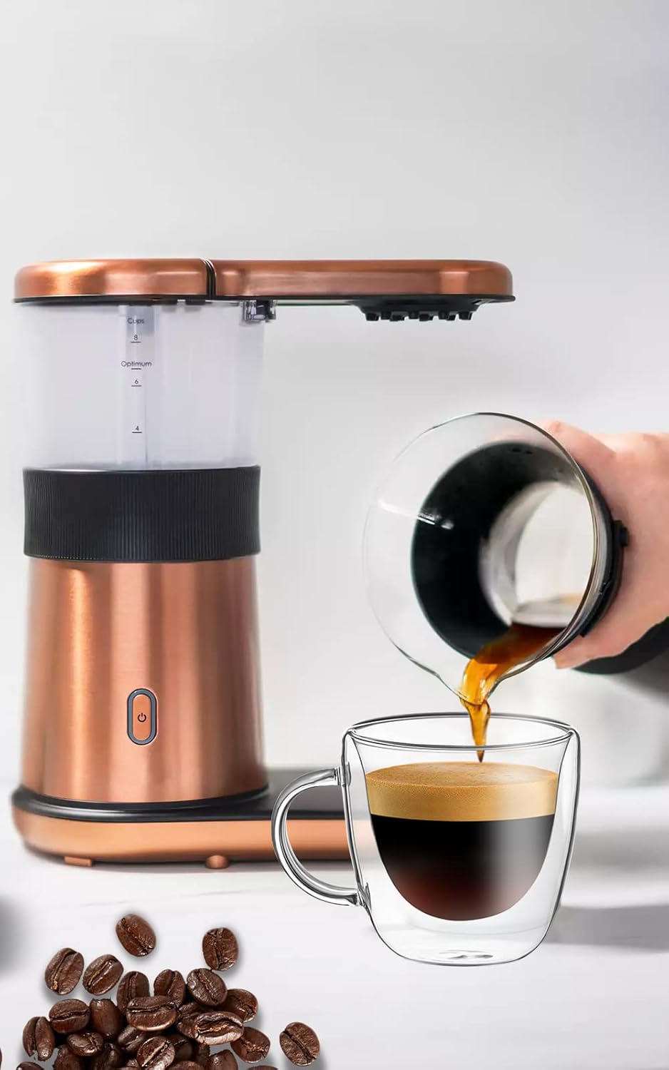 Red Rocks Double Wall Insulated Espresso Cups – Set of 2 4 Oz Double Walled Glass Coffee Mugs with Handles – Lead-Free Borosilicate Glass Espresso Cups – Thermal Clear Glass Cups for Home, Bar