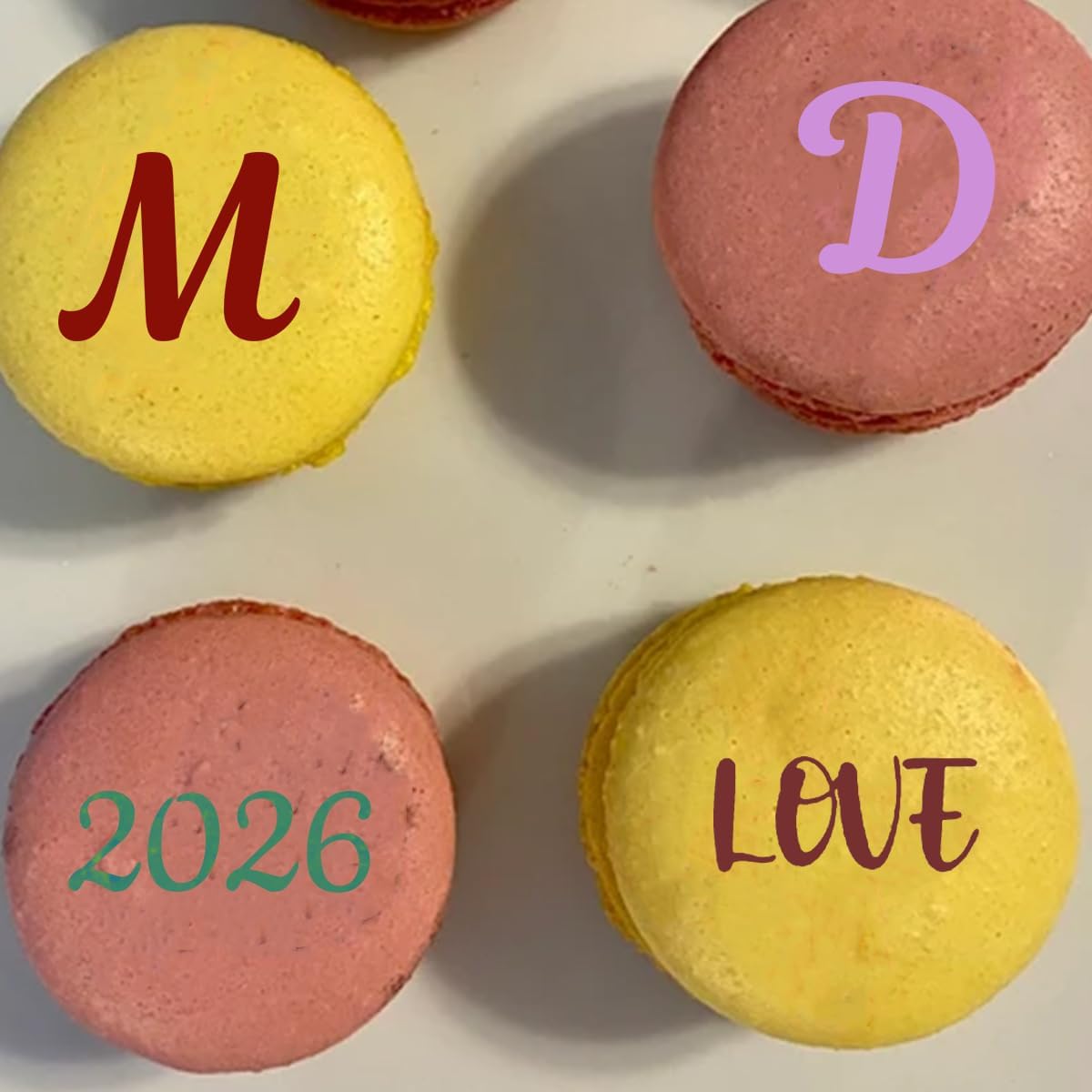 Alphabet Letter Stencils for Cookies Decorating - 16 Pack Letters Numbers Stencil Templates for Cakes Coffee Baking, Reusable Cursive Cookie Stencils for Wood Crafts Painting & Cake Coffee Airbrushing