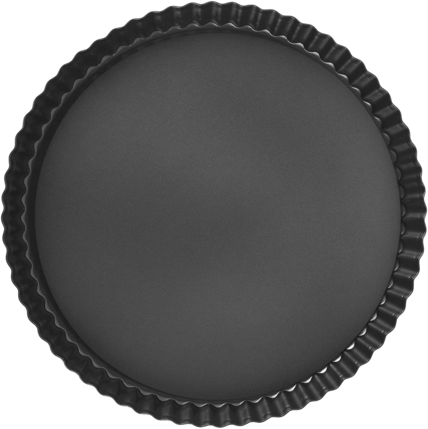 Yosoo Round Nonstick Quiche Pan, Tart Pan Quiche Pan Thickening Nonstick Deep Baking Dish Pie Plate with Removable Bottom(13inch)