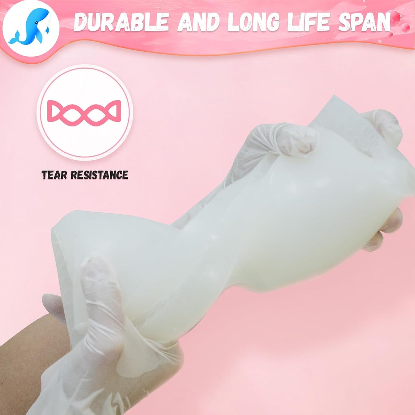 JHKL RESIN Silicone Mold Making Kit,64OZ Platinum Liquid Silicone Rubber for Mold Maker,15A Molds,Mix Ratio 1:1 Rubber Mold Making Kit, Ideal for Casting 3D Resin Molds