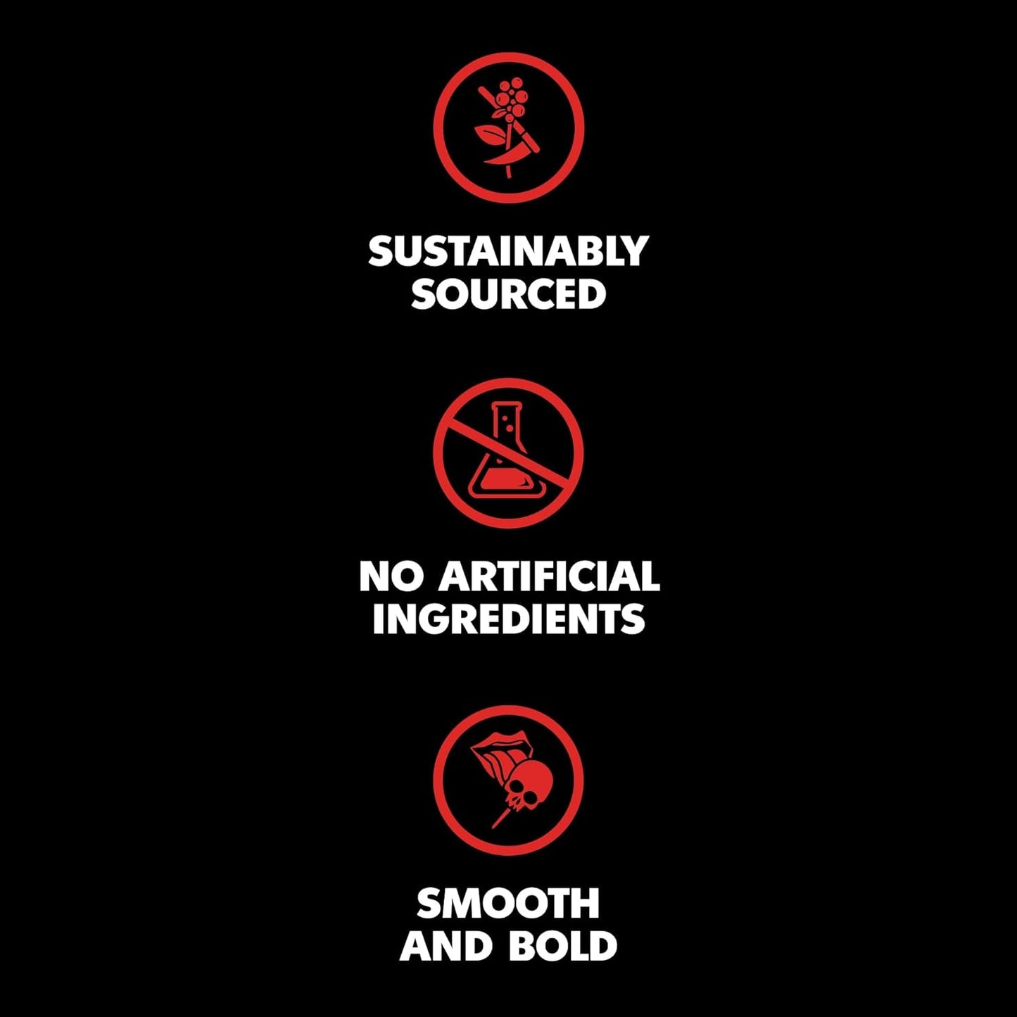 Death Wish Coffee, Medium Roast Ground Coffee, 6 pack