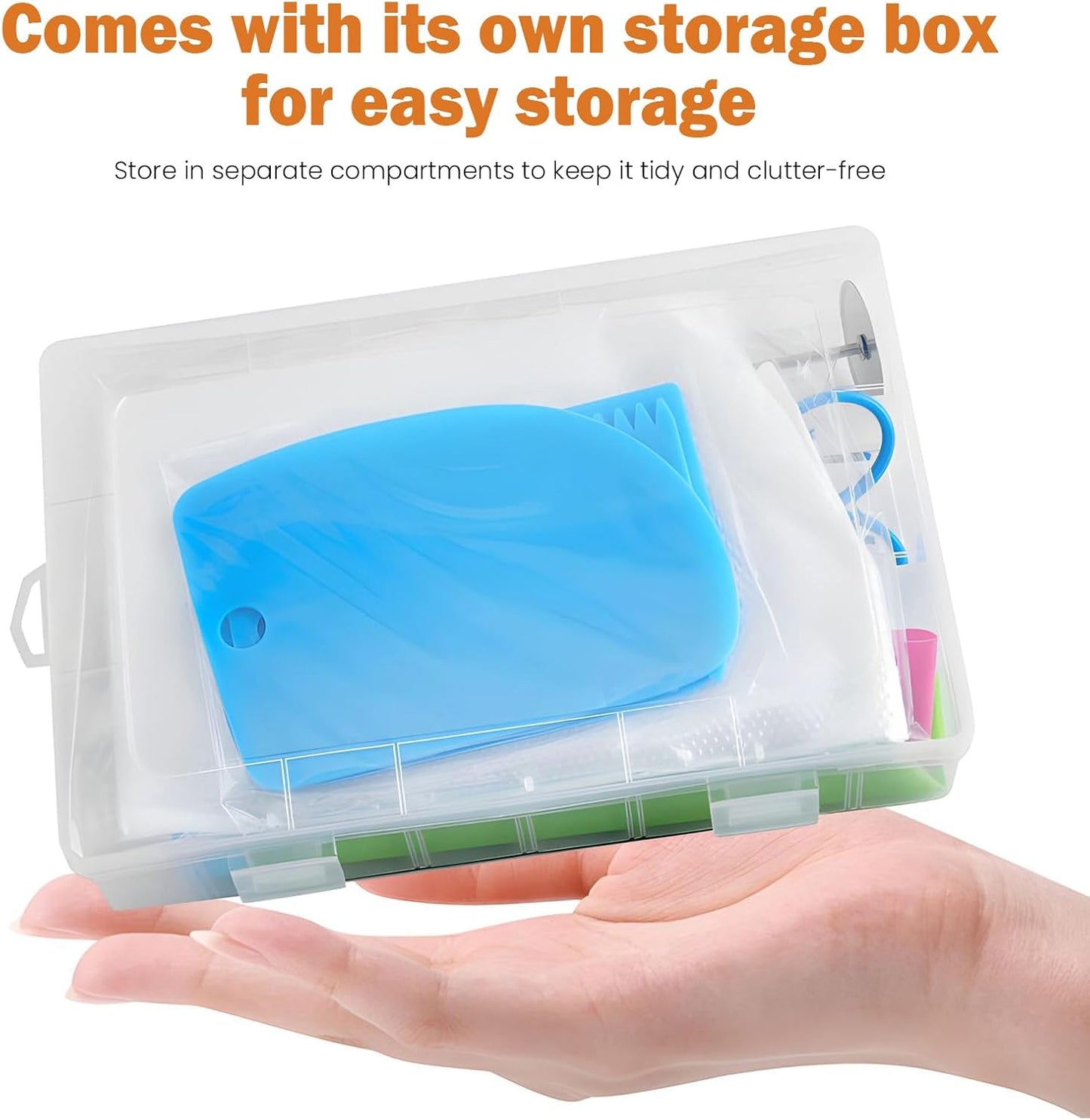 Generic Multicolor 72-Piece Decorating Set; Flower Opening; Silicone & Stainless Steel; Cake Decorating Kit; Piping Tips Set