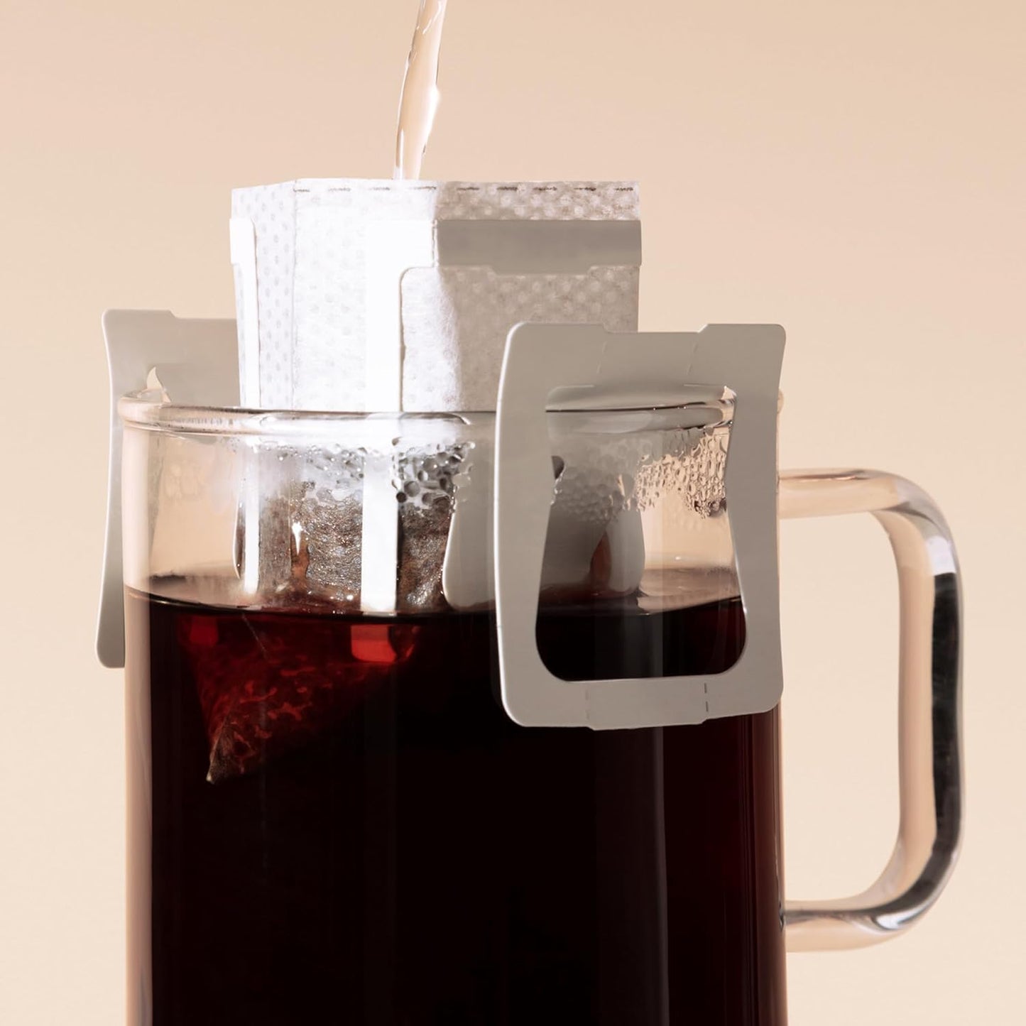 Copper Cow Coffee Pour Over Single-Serve Vietnamese Coffee Pouches (8 pack) | Decaf | Dark Roast | Convenient Vietnamese Ground Coffee Packets