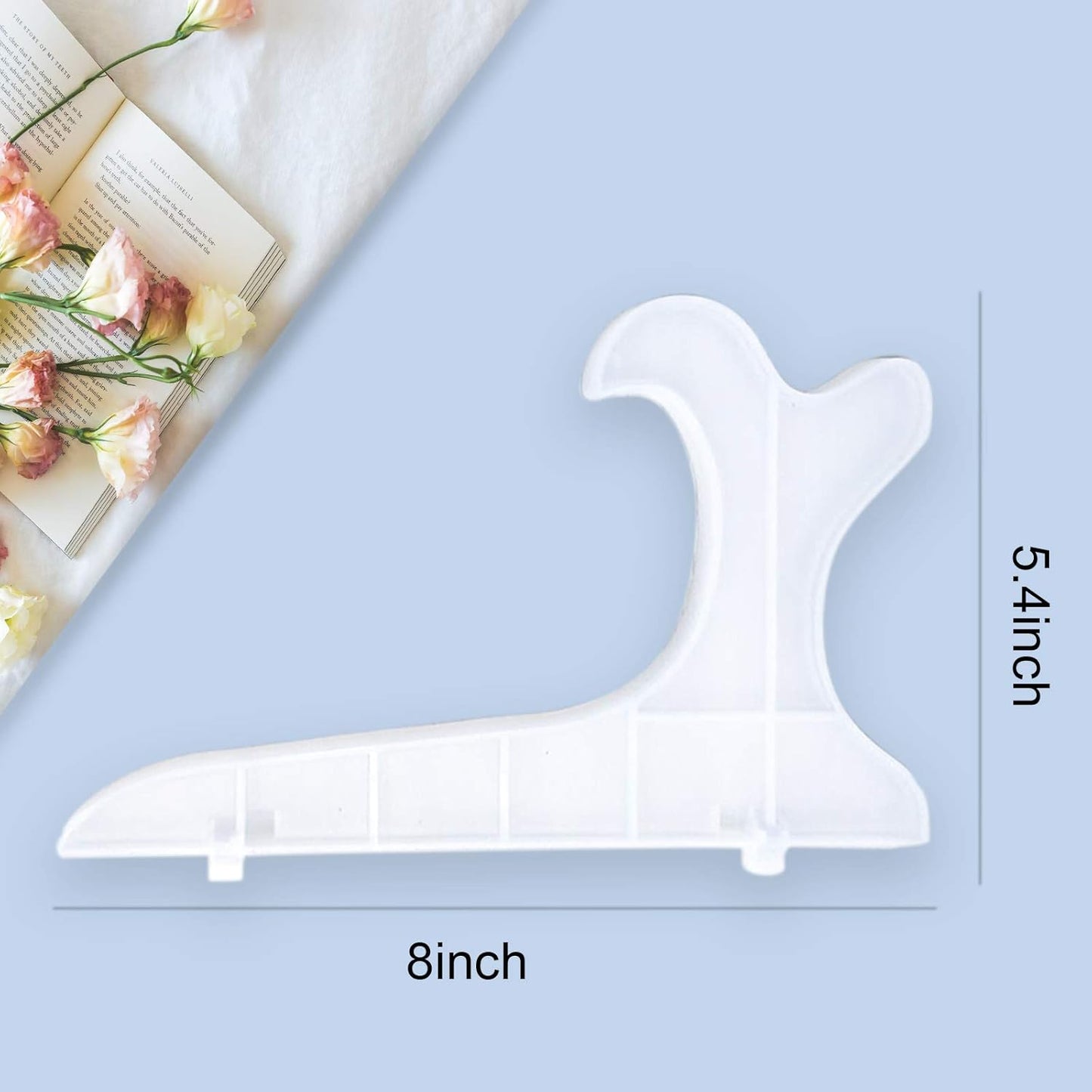 DILIBRA Display Stand Resin Mold Plate Stands for Display/Silicone Plate Holder for Epoxy Casting,Home Decoration,Pictures Frame, Fold-able Photo Frame,Artworks Display Holder,Resin Painting