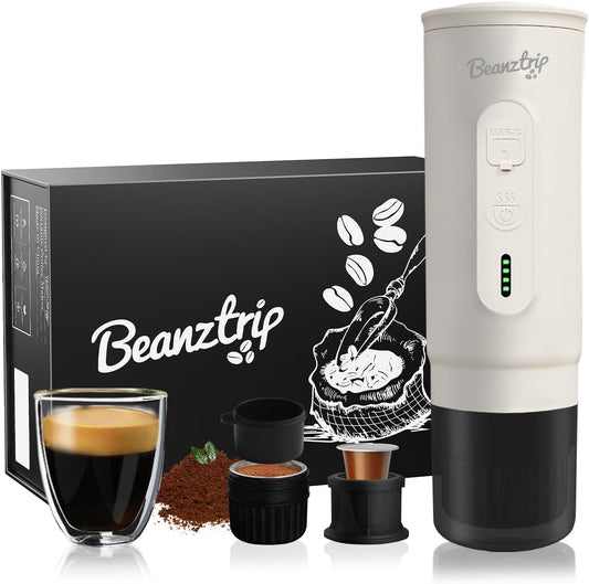 H02 PRO Portable Electric Espresso Maker, Small Coffee Machine Compatible with Nespresso Capsule Original Pods & Ground Coffee, Mini Travel Size for Camping, Hiking, RV, Office, w/Gift Box