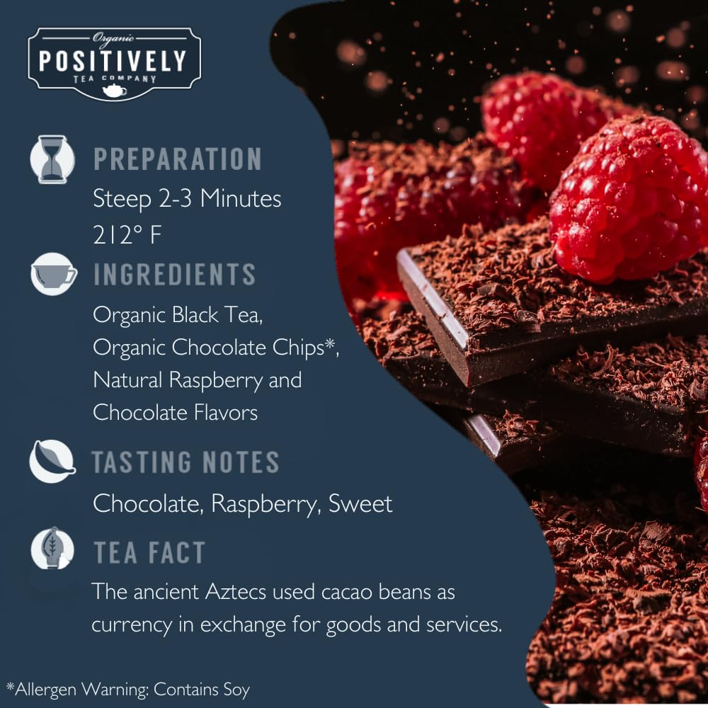 Organic Positively Tea Company, Dessert Tea Sampler, Loose Leaf, 4 Ounce, 3 Pack