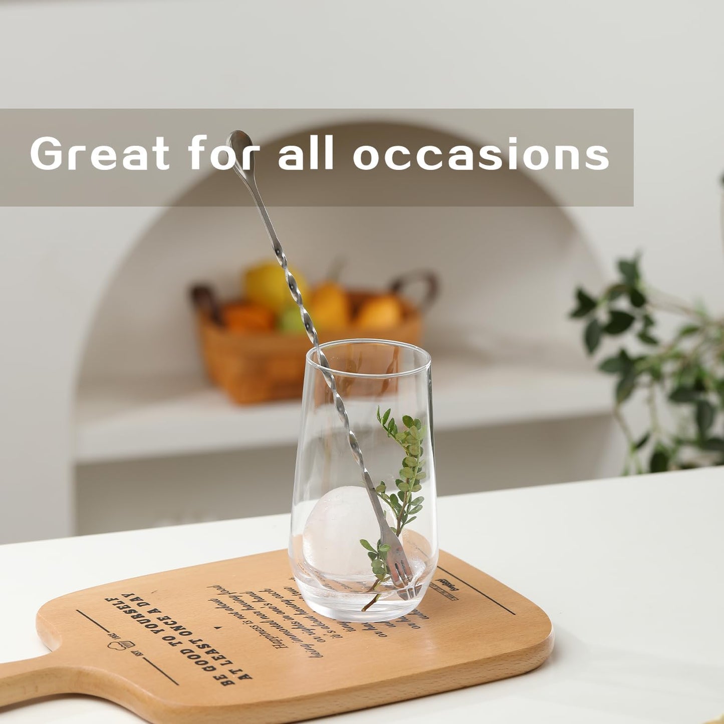 Drinking Glasses Set of 6, 16.4 oz Crystal Water Glasses,Tall Glass Cups,Highball Glass for Cocktail,Juice,Mojito,Iced Tea,Kitchen and Bar Glassware,Gifts