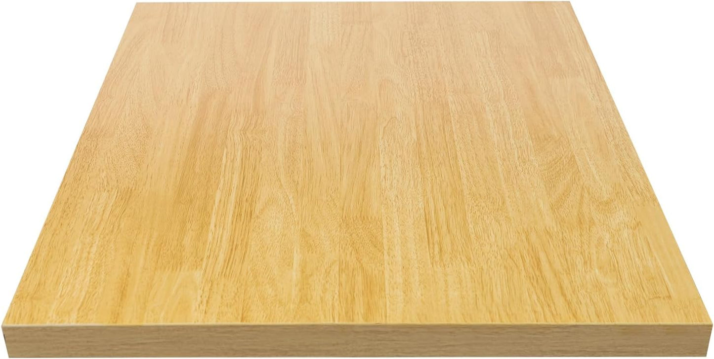 Butcher Block Countertop | 30x24in Wood Board Countertop | DIY Washer Dryer/Island/Kitchen Counter-top | countertop Cutting Board | 1102lbs Load Capacity | Wood Color | NO Base Legs, 1.38in Thick