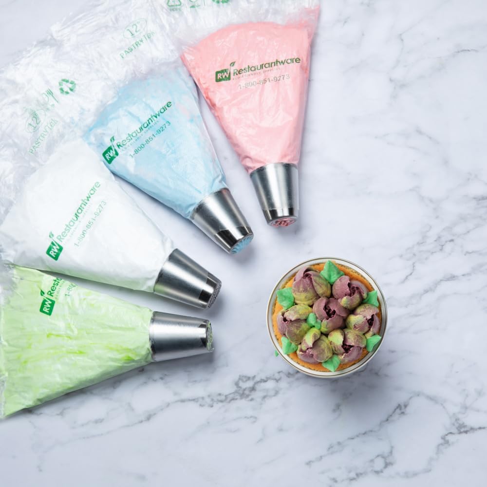 Restaurantware-Russian Piping Tip, 1 Flower Cake Decor Piping Tip - #19, Corrosion-Resistant, Stainless Steel Decorating Tip For Frosting, Dishwashable, Decorate Cupcakes, Cakes, or Cookies