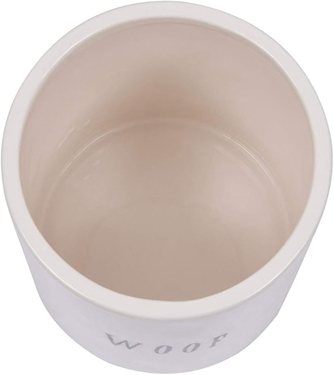 Creative Co-Op Woof Jar with Bone Handle on Lid (Pack of 4)