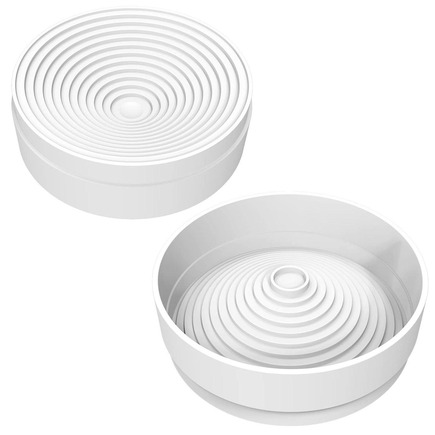 Labasics Plastic Flask Stand, Stackable Polypropylene Round Bottom Flask Stand Flask Holder for Round Bottom Flasks up to 10 L, 160 mm