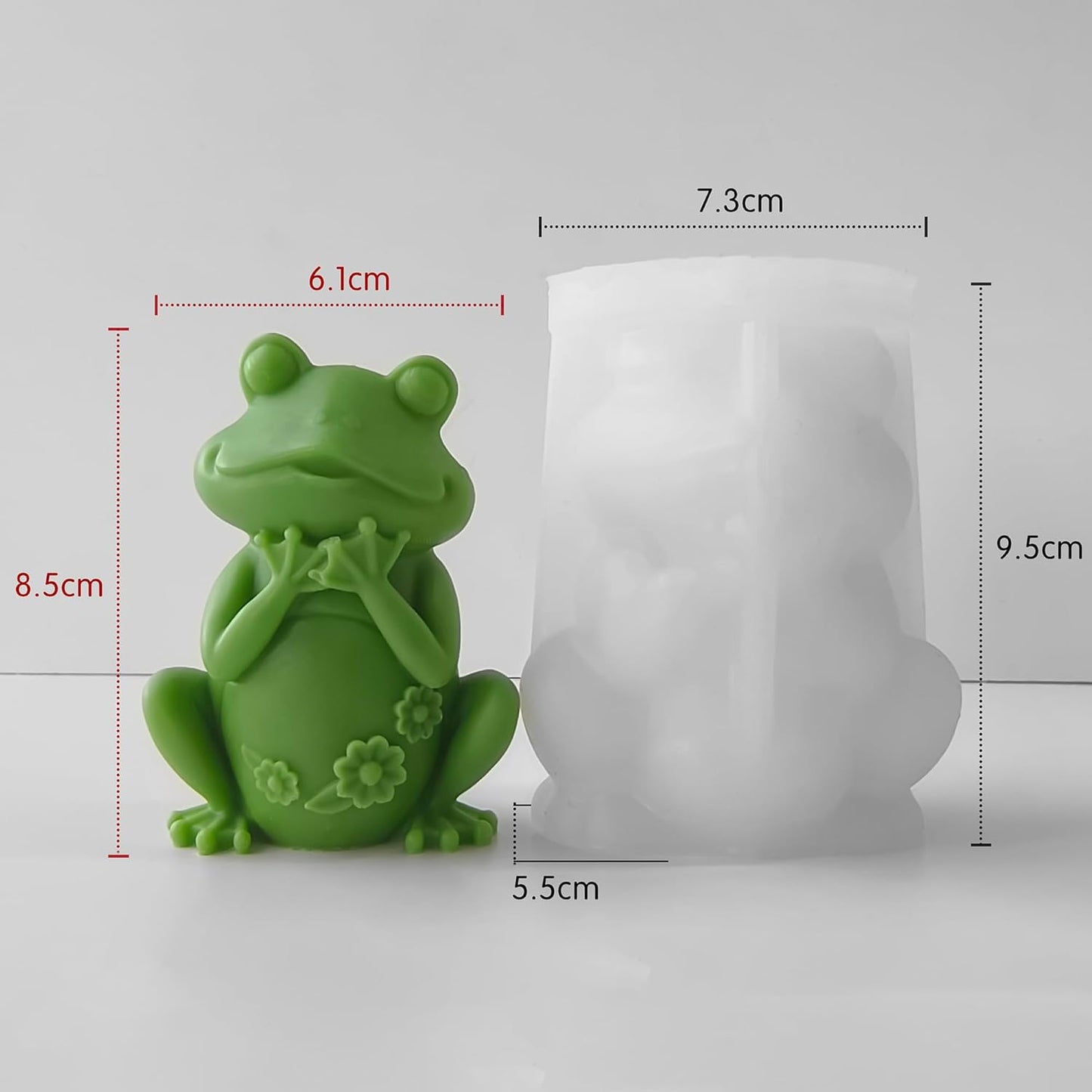Frog Resin Mold - Animal Resin Casting Mold for Jewelry & Candle Making