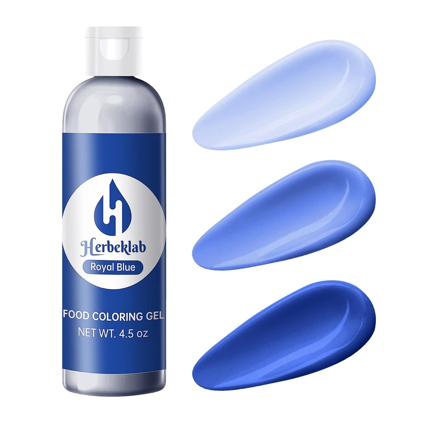 Royal Blue Gel Food Coloring 4.5 oz Professional Grade Royal Blue Food Dye Concentrated Gel Food Coloring for Icing Baking Cake Decoratin