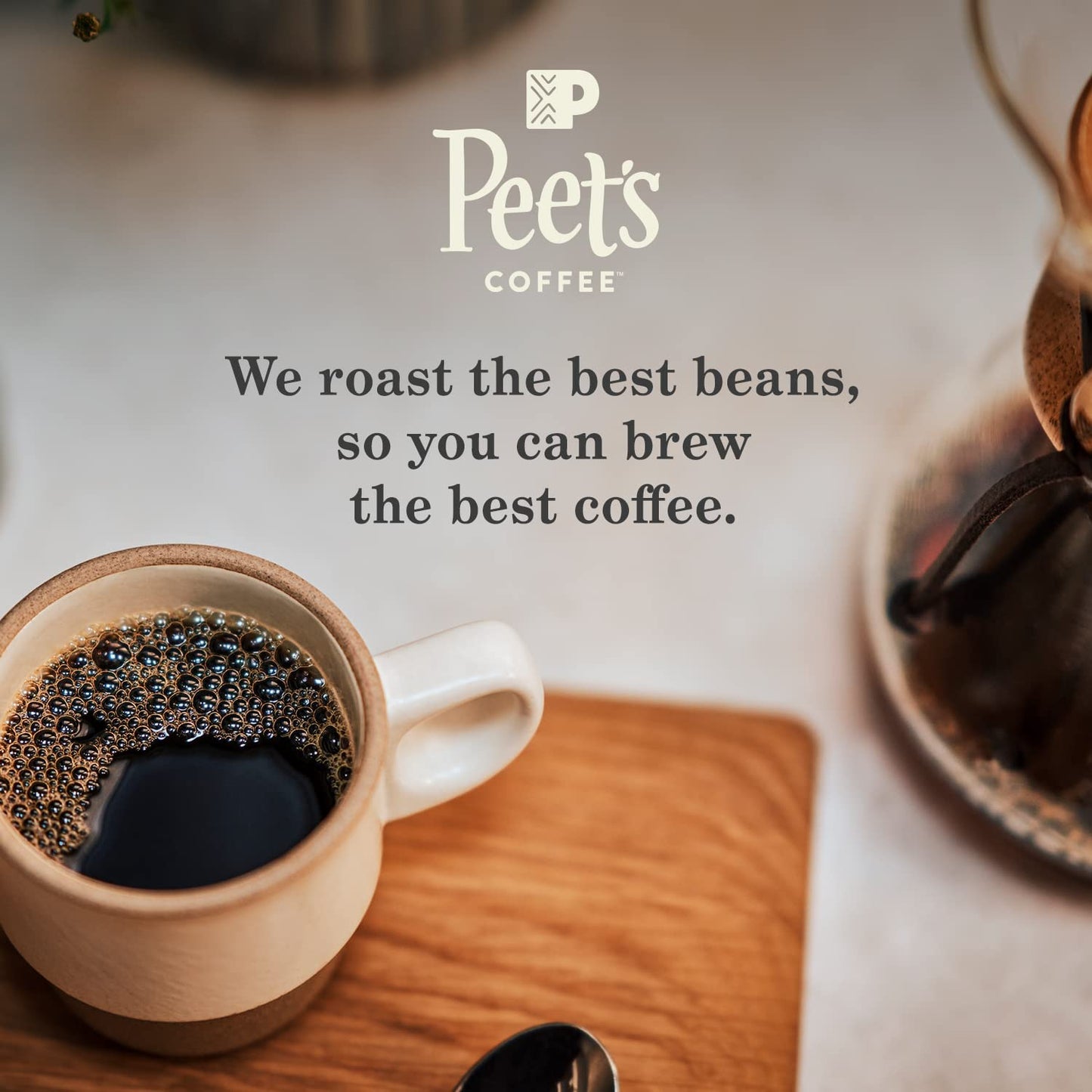 Peet's Coffee, Dark Roast Whole Bean Coffee - French Roast 36 Ounces (2 Bags of 18 Ounces)