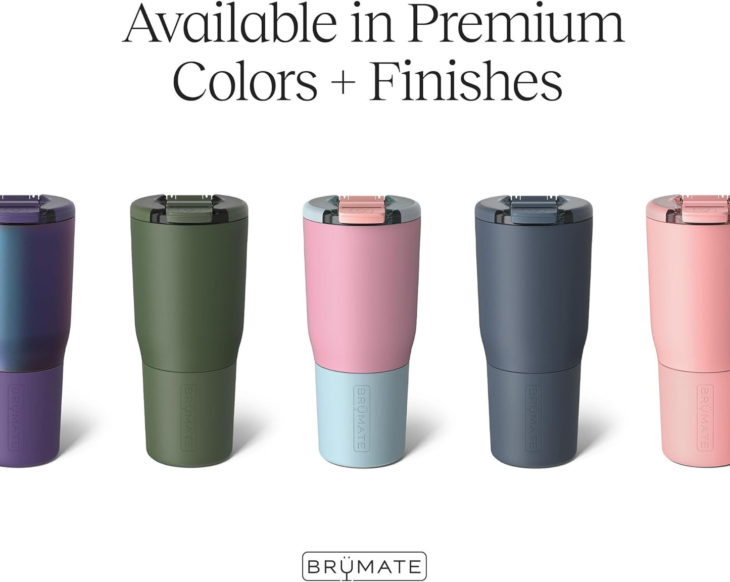 BrüMate Nav 25oz 100% Leak Proof Insulated Travel Tumbler with Magnetic BevLock™ Lid - Double Wall Cup-Holder Friendly Stainless Steel Mug (Mist)