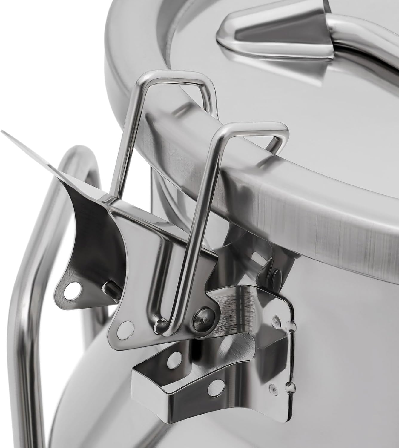 Stainless Steel Milk Bucket With Faucet, Milk Can Large Liquid Container Storage,Sealing Lid and Carry Handle,for Wine, Oil Storage Transport (12L/3.2Gal,w/Faucet)