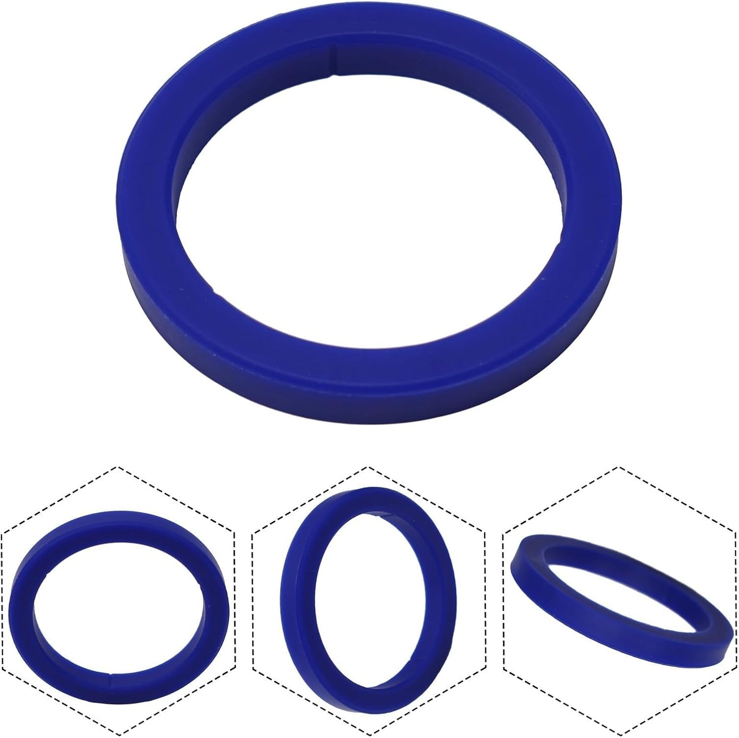 Silicone Group Head Gasket Seal Ring For Cafelat E61 Espresso Coffee Machine 58Mm ID 72Mm OD 9Mm Thick Compatible With For Gaggia VBM For Faema