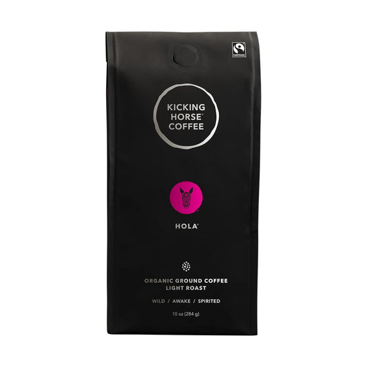 Kicking Horse Coffee, Hola, Light Roast, Ground, 10 oz