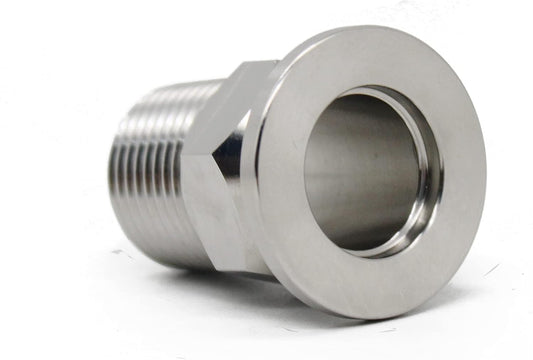 SS304 KF16 NPT Male Adaptor thread 1/2" NW16 KF Male coupling ISO-KF16 X NPT 1/2"