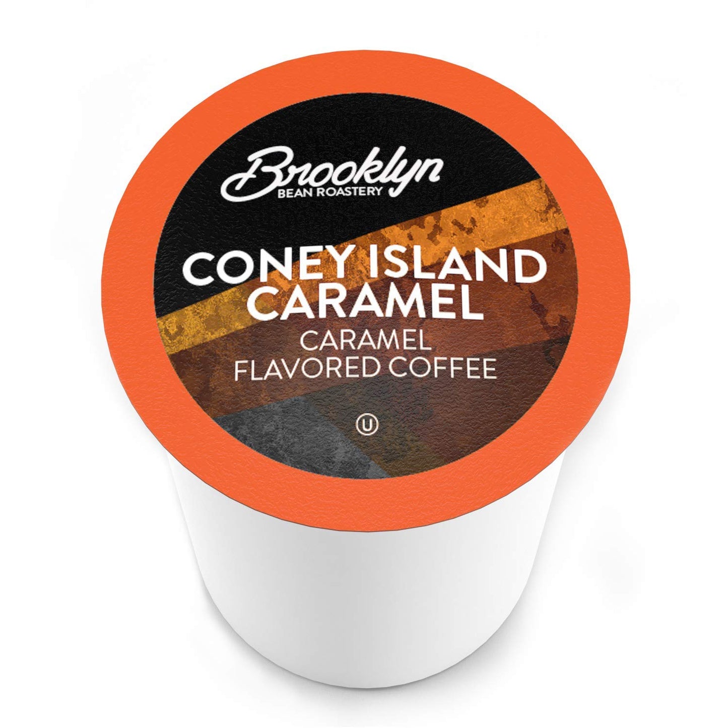 Brooklyn Beans Coney Island Caramel Gourmet Coffee Pods - Compatible with Keurig K Cup Brewers Including 2.0 Machines, 40 Count, Rich and Creamy Caramel