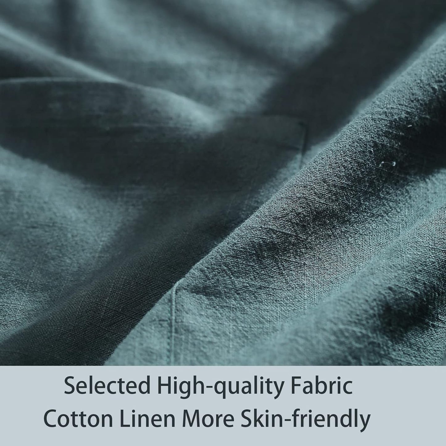 Soft Cotton Linen Apron for Women - Non-tie Cross Back Apron with Pockets, Great for Florist and Kitchen