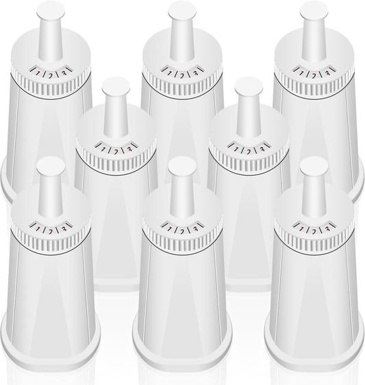 8 Pack Replacement Water Filter for Breville Espresso Machine Barista Touch Bes880, Barista Pro BES878, Oracle Touch BES990, Oracle BES980, Dual Boiler BES920 Bambino ClaroSwiss Sage by Funmit