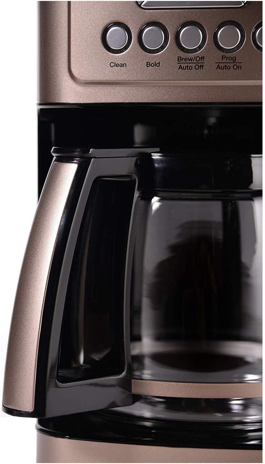 Cuisinart Coffee Maker, 14-Cup Glass Carafe, Fully Automatic for Brew Strength Control & 1-4 Cup Setting, Stainless Steel, DCC-3200UMB, Umber