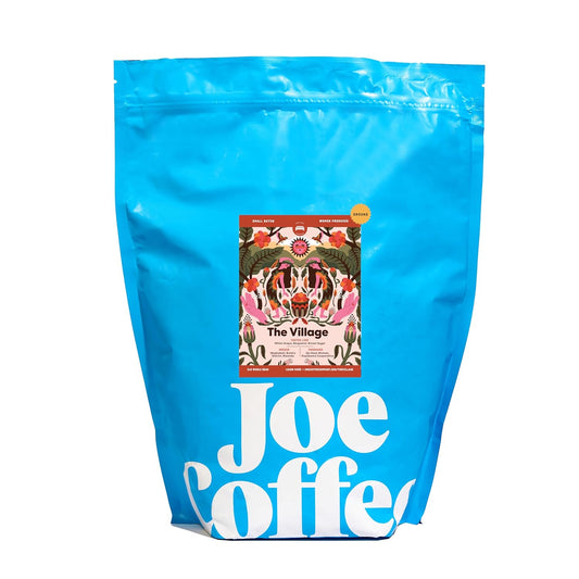 Joe Coffee Company - The Village Ground Coffee, 2 lb Bag | Women-Produced, NYC Roaster, Rainforest Alliance Certified, Kosher, Climate-Friendly, Specialty Grade
