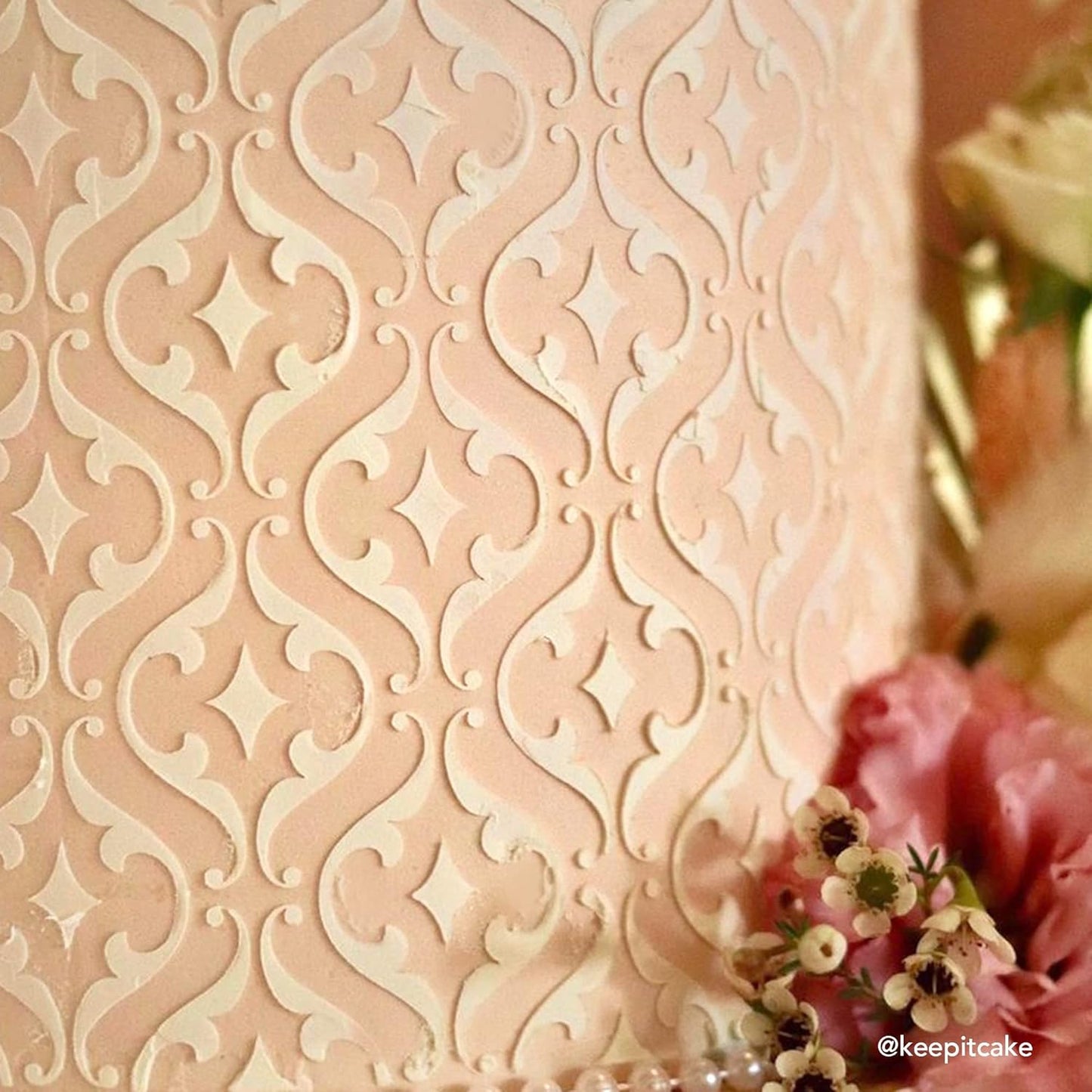 Cake Stencil for Buttercream Cake, Royal Icing, Ganache, Painting, Art and Crafts (SAHI)