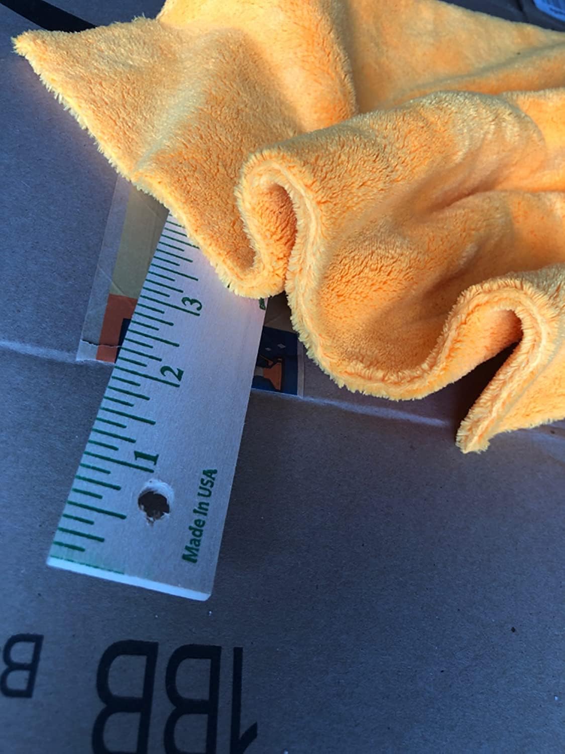 Plush Edgeless Microfiber Towel for Car, Soft Drying Wash Detailing Buffing Polishing Towel, 530 GSM 6Pack 16 x 16inches (Blue, 6Pack)