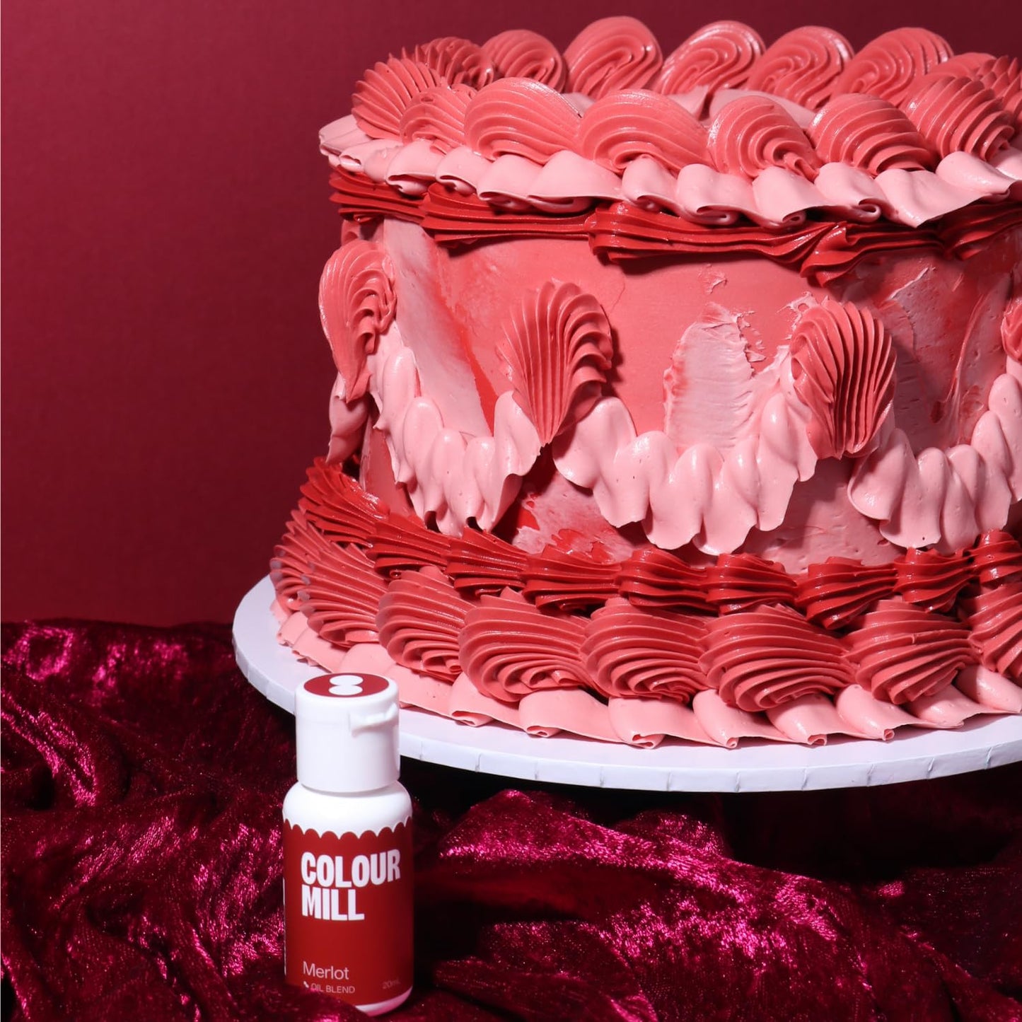 Colour Mill Oil-Based Food Coloring, 20 Milliliters Merlot (0.68 Fl Oz)