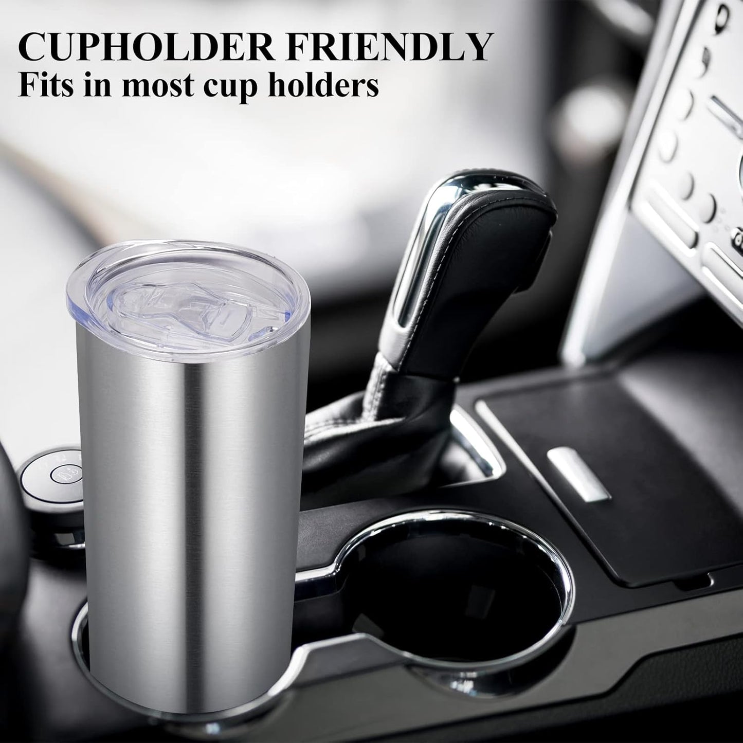 VEGOND Stainless Steel Tumblers Bulk 12 Pack, 20 oz Vacuum Insulated Skinny Tumblers with Lids and Straws, Double Wall Slim Tumbler, Travel Water Cup